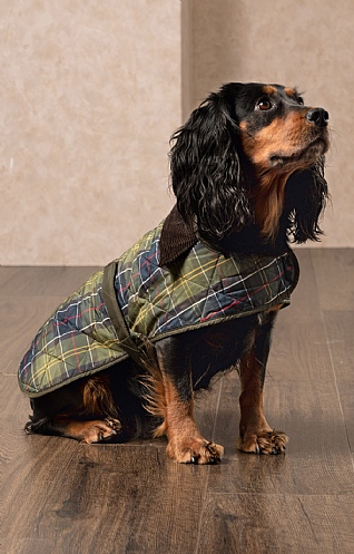 Barbour Tartan Dog Coat