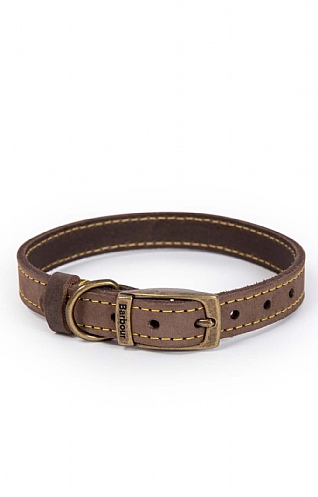 barbour leather collar