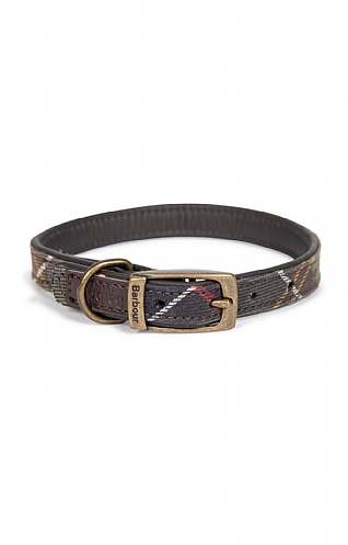 barbour classic tartan dog collar