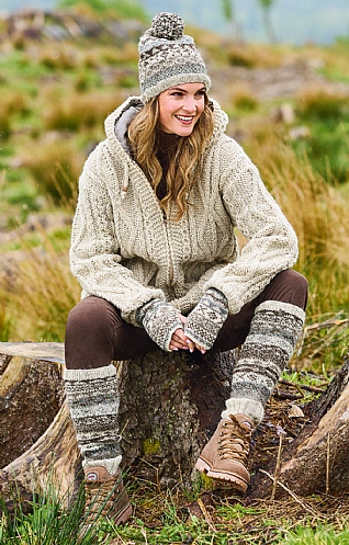 Ladies Finisterre Legwarmer - Natural, Natural