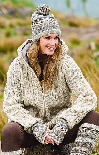 Ladies Chamonix Aran Hoody Ladies Chamonix Aran Hoody