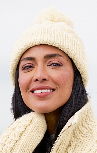 Ladies Aran Beanie House of Bruar