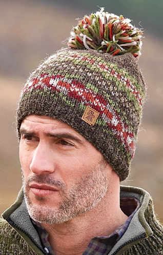 Men s Moray Bobble Beanie, Multi