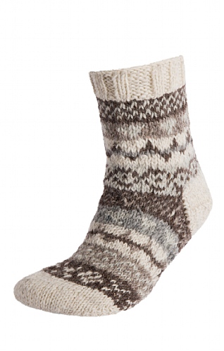 Ladies Finisterre Sofa Socks - Natural, Natural