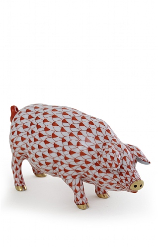 Herend Red Pig