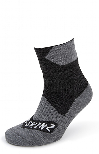 Sealskinz Waterproof All Weather Ankle Sock, Grey