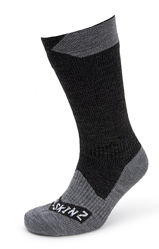 Sealskinz Waterproof Raynham Sock, Grey