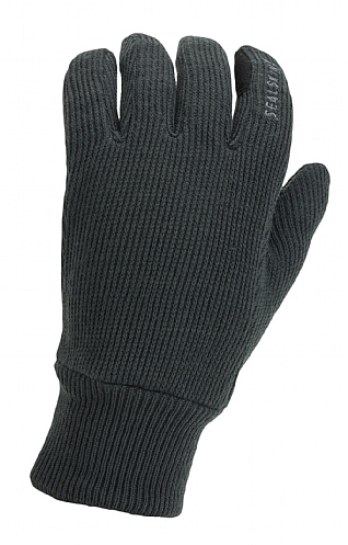 Sealskinz Windproof Necton Knitted Glove, Grey