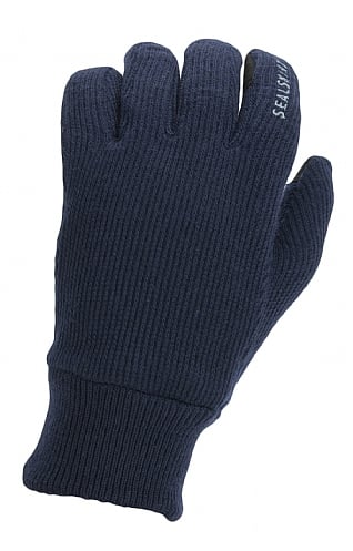 Sealskinz Windproof All Weather Knitted Glove - Navy Blue, Navy