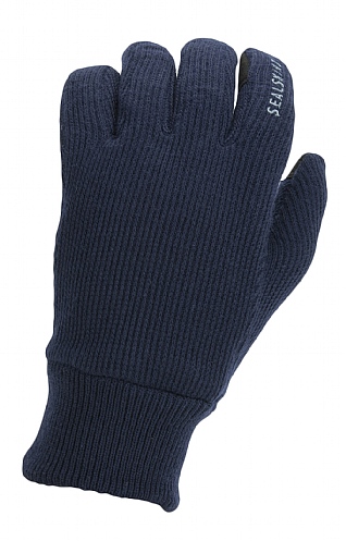 Sealskinz Windproof Necton Knitted Glove - Navy Blue, Navy