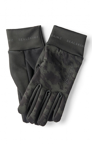 Sealskinz Ryston Camo Gloves - Olive, Olive