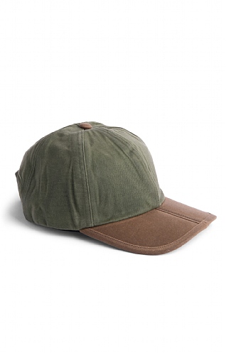 Sealskinz Marham Waxed Canvas Cap - Olive, Olive