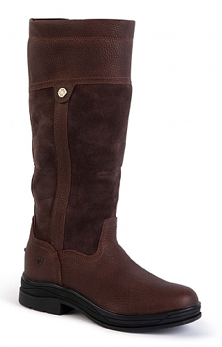 Ladies Ariat Windermere II H20 Riding Boot, Dark Brown