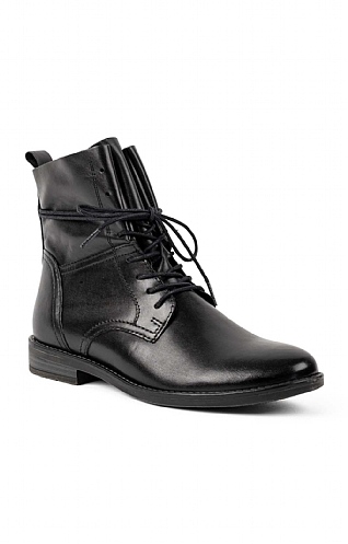 Ladies Marco Tozzi Wraparound Lace Boots