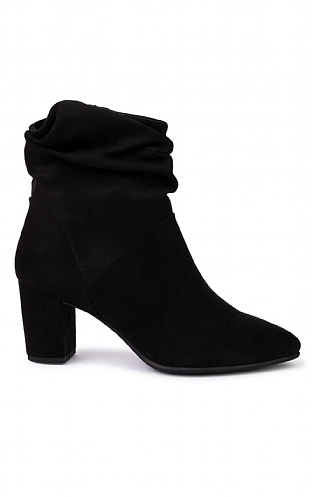 Ladies ruched ankle boots online