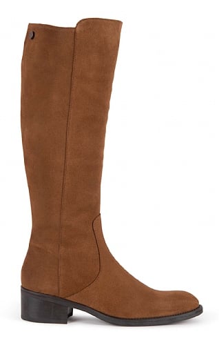 House of Bruar Long Suede Boot, Tan