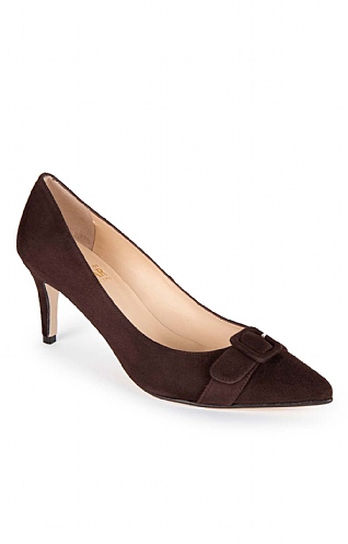Suede Buckle Shoe