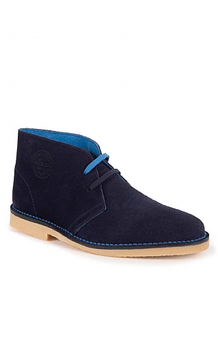 House of Bruar Suede Desert Boots - Navy Blue