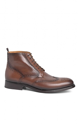 Simpson tan outlet brogue boot