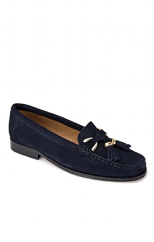 Suede Trim Moccasin