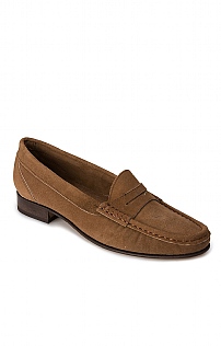 Suede Penny Moccasin