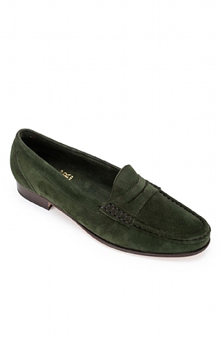 Suede Penny Moccasin