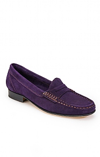 Suede Penny Moccasin