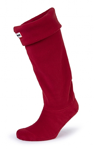 Hunter Adult Welly Socks, Military Red