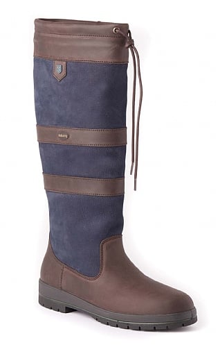 Dubarry Galway Long Boot, Navy/Brown