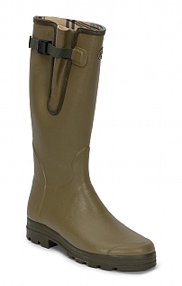 Mens Cotton Lined Gusset Welly