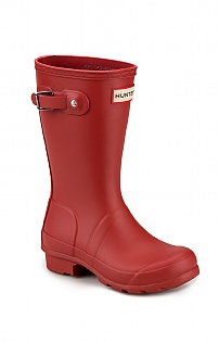 Kids Hunter Wellies, Military Red