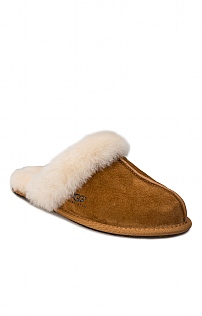 Ladies UGG Slip On Slipper - Chestnut brown
