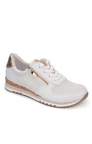 Marco Tozzi Faux Leather Side Zip Sneaker Marco Tozzi Faux Leather Side Zip Sneaker