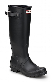 Hunter Original Tall Matt Wellies - Black, Black