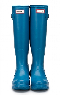 turquoise hunter wellies
