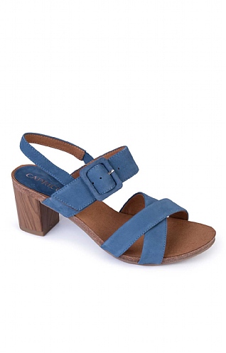 Block Wood Heel Sandal