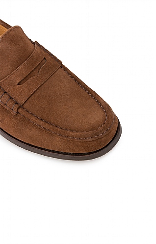 Bruar Suede Penny Loafer House of Bruar