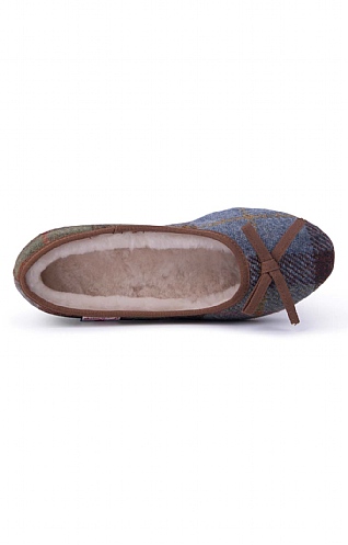 Ladies Harris Tweed Pumps House of Bruar