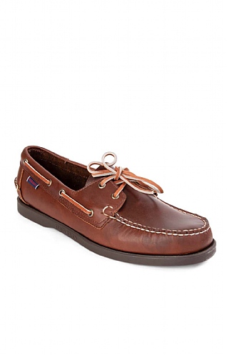 Sebago Dockside Waxed Leather Boat Shoe