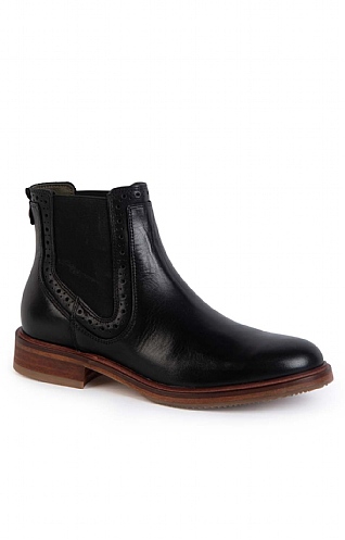 Ladies Barbour Florence Chelsea Boots - Black - BLACK