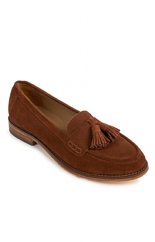 Suede Tassel Loafer
