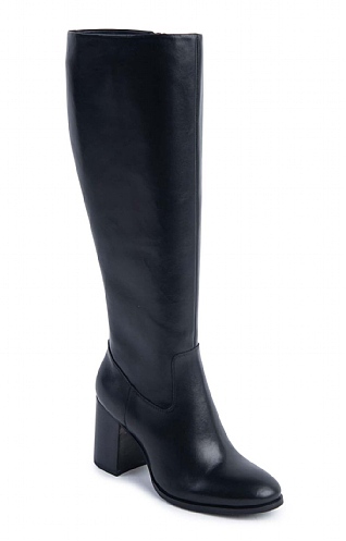 House Of Bruar Ladies Tall High Heeled Boot - Black - BLACK