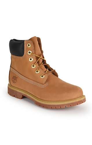 Ladies Timberland Premium 6 Inch Boot, Wheat Nubuck