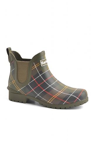 Ladies Barbour Wilton Wellingtons, Classic Tartan