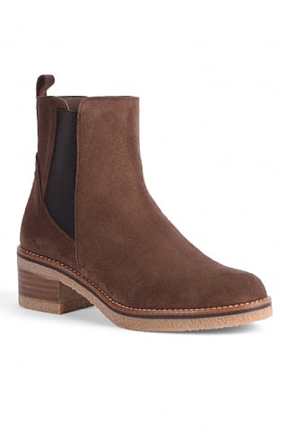 House Of Bruar Ladies Crepe Sole Chelsea Boots, Brown