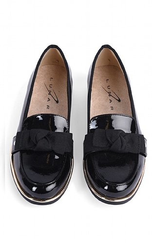 Ladies Gold Trim Loafer House of Bruar