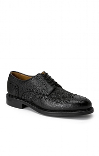 British Pure New Wool Tweed Brogue Shoe