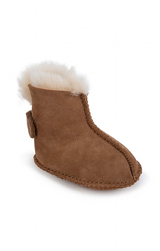 Baby Sheepskin Turntop Slippers