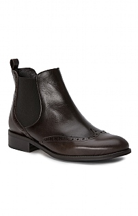 Brogue Leather Chelsea Boot Brogue Leather Chelsea Boot