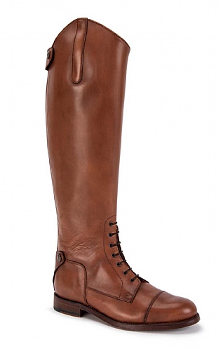 Lace-Front Riding Boot